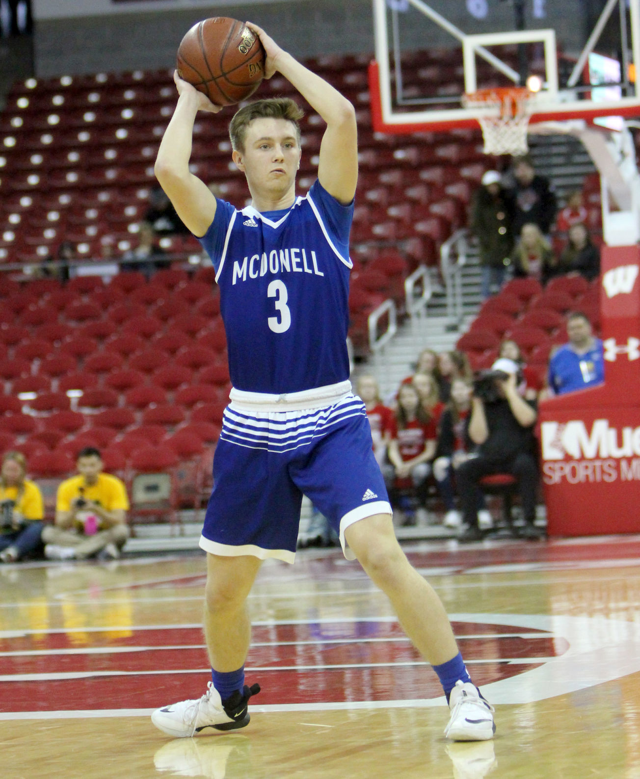 McDonell boys basketball vs Sheboygan Area Lutheran 3-15-19